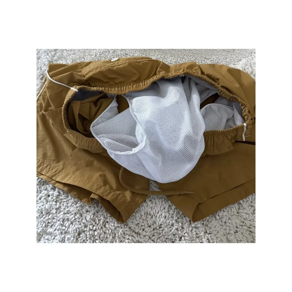 J. Crew men's swim trunks mustard gold size small